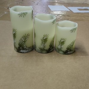 <span class=keywords><strong>Bougie</strong></span> électronique à <span class=keywords><strong>LED</strong></span> en cire de paraffine avec motif de <span class=keywords><strong>sapin</strong></span> de Noël Télécommande de décoration à flamme clignotante pour les fêtes de fin d'année - Product Image 5