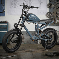 Sepeda Gunung Listrik Xili Sports 48v 750w 19.2ah  Gaya Vintage Retro 40Mph Ebike Retro Vintage Chopper