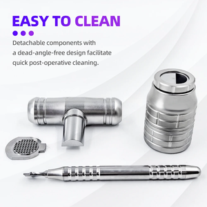 Frantoio osseo dentale frantoio osseo impianto innesto aumento strumento dentale nuovo - Product Image 3