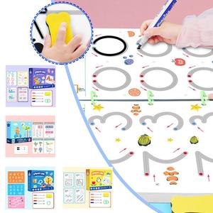 Tablette à dessin Stylo Entraînement à la main Enfants Jouets <span class=keywords><strong>Montessori</strong></span> Livres magiques éducatifs Livres d'apprentissage pour enfants Écriture - Product Image 6