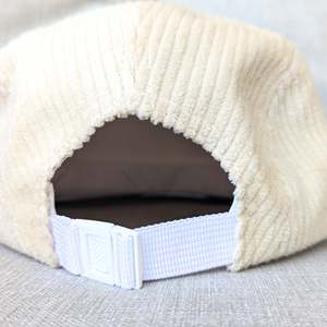 Casquette de baseball à 5 panneaux avec logo brodé personnalisé, casquette de papa avec cordon, casquette de sport en velours côtelé de haute qualité, vente en gros en plein air - Product Image 6