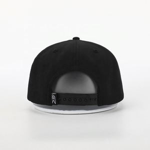 Casquette 5 panneaux tissée personnalisée OEM en gros avec logo brodé 3D, 100 % polyester, ajustable, toutes saisons, pour hommes et femmes, de haute qualité - Product Image 2