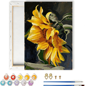Tournesols de <span class=keywords><strong>Van</strong></span> <span class=keywords><strong>Gogh</strong></span>, <span class=keywords><strong>peinture</strong></span> personnalisée par numéros, kit de <span class=keywords><strong>peinture</strong></span> à l'huile personnalisé, ensemble de <span class=keywords><strong>peinture</strong></span> acrylique, toile, cadeau d'art DIY - Product Image 2