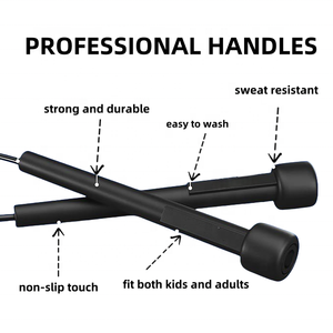 Équipement sportif d'entraînement de fitness en salle, corde à <span class=keywords><strong>sauter</strong></span> à <span class=keywords><strong>induction</strong></span> en PVC réglable de haute qualité pour étudiants, enfants, usage domestique - Product Image 6