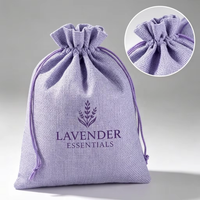 Sac en jute naturel écologique avec cordon de serrage, plusieurs tailles et couleurs, pochette de rangement en toile de jute, sac cadeau personnalisé avec logo pour Noël