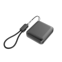 Batterie externe 10000mAh, charge rapide 22.5W, câble USB C intégré, cordon détachable, chargeur portable léger 167g