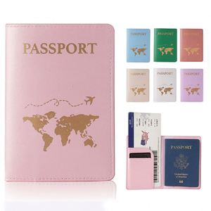 Funda de Pasaporte de Cuero PU con Logotipo Personalizado, Estilo Ejecutivo, Porta Pasaportes, También para Tarjetas de Visita - Product Image 1