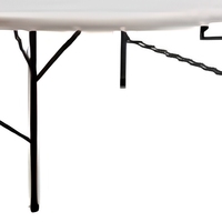 Table ronde pliable en plastique pour événements, banquets, mariages, hôtels, mobilier
