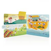 Livre de conseil personnalisé d'histoires bibliques les plus aimées pour enfants livre de conseil Lift-a-Flap pour enfants impression de livres en papier d'art pour enfants