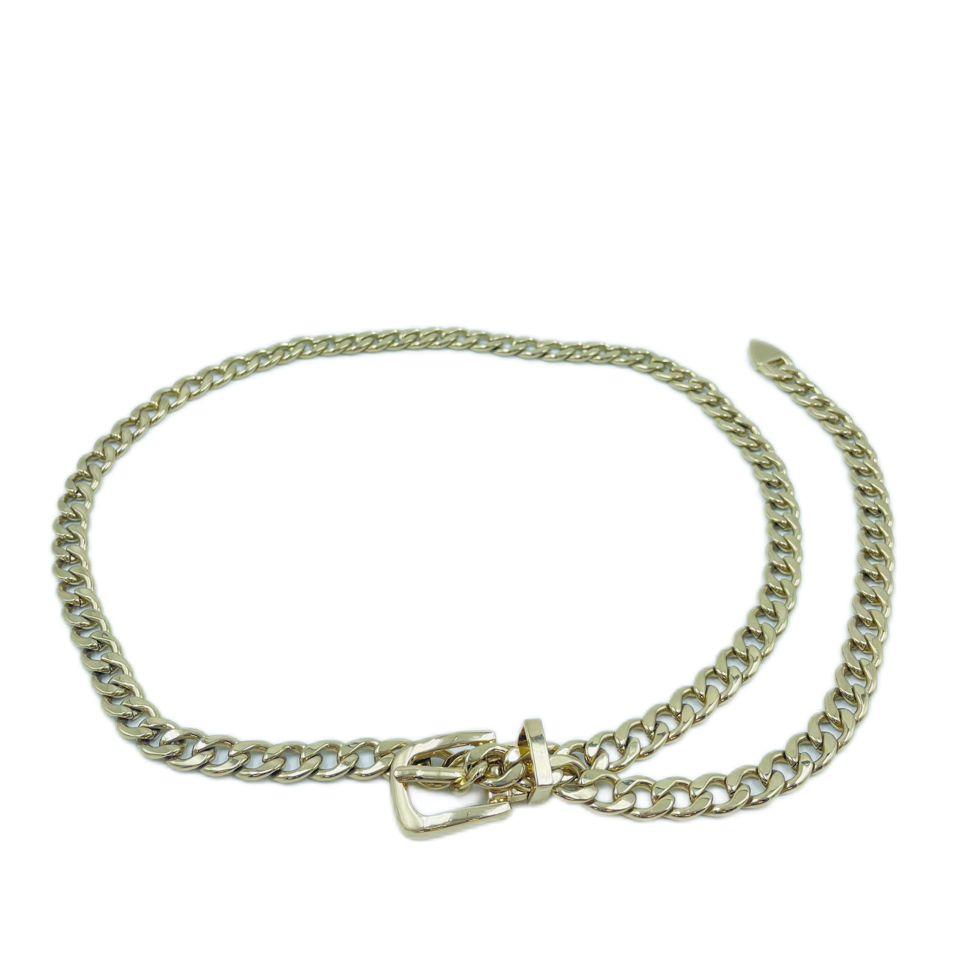 Лидер продаж, пикантный Модный женский ремень с золотистой металлической цепочкой и пряжкой с язычком, широкий ремень для джинсов, юбки, брюк, платьев для девочек