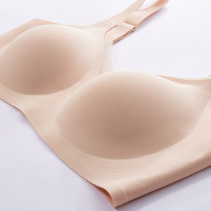 Oem Op Maat Gemaakte Draadvrije Mesh-Versierde Plus-Size Naadloze Jelly-Bh Voor Dames - Product Image 2