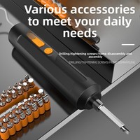 Tournevis électrique rechargeable à batterie lithium, moteur 1103, mini perceuse compacte de type pistolet, 350 tr/min, garantie 6 mois, usage domestique
