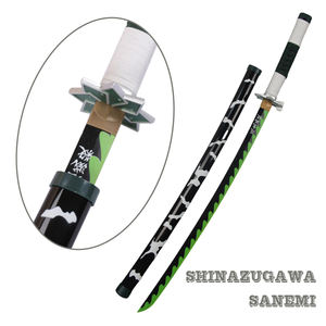 Venta al por mayor Anime Demon Slayer <span class=keywords><strong>Kaigaku</strong></span> Muichirou Sanemi Shinobu bambú samurái juguete espada Kidults juegos de rol para accesorios de Cosplay - Product Image 5