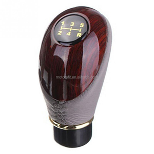 Pomello del Cambio Universale RTS 10mm in Legno e PU per Auto e Camion, Leva a 5 Velocità Manuale - Product Image 6