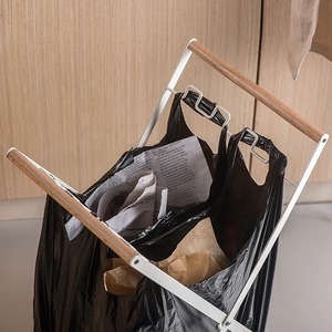 Multifunctional Outdoor Household Foldable Iron Wrought Garbage Rack <strong>Kitchen</strong> Miscellaneous <strong>Storage</strong> <strong>Unit</strong> for Bathroom Metal - Product Image 3