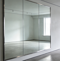 Grande feuille de verre flotté argenté pour miroir de salle de sport, applications de construction et solaires - Meilleur prix du fabricant