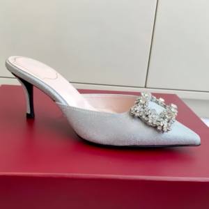 Nouveaux talons hauts sexy pour femmes, luxe d'été, cuir véritable de haute qualité, bout pointu, talons de soirée - Product Image 4
