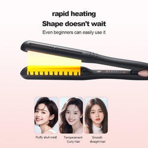 Plancha de pelo multiusos 2025: temperatura múltiple para cabello dañado y grueso, calentamiento rápido, antideslizante y sin enredos - Product Image 5