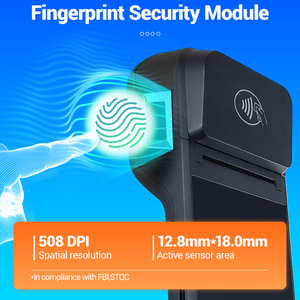 Hochwertige Finger abdrucker kennung 2D-Barcode-Scanner 58-mm-Thermodrucker <span class=keywords><strong>Android</strong></span> 12 Handheld <span class=keywords><strong>Pos</strong></span>-Zahlungs <span class=keywords><strong>terminal</strong></span> - Product Image 2