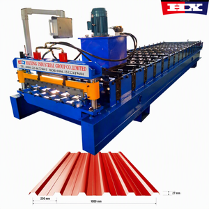 Machine de profilage de tôles ondulées T18, machine <span class=keywords><strong>à</strong></span> trapèze pour la toiture métallique et le bardage coloré - Product Image 2