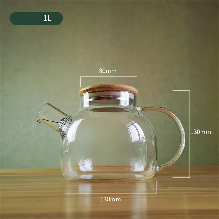 Thủy tinh trà Ấm đun nước ấm trà tay làm chịu nhiệt Borosilicate thủy tinh carton cốc thủy tinh cổ điển trong suốt cà phê & Bộ Trà 50 cái