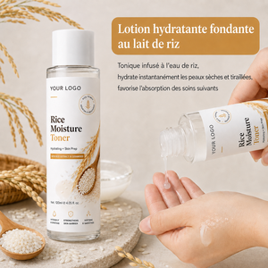 Tónico Hidratante Suave, Prepara la Piel Seca y Sensible, Fortalece la Barrera Cutánea, Retiene la Humedad, Sin Fragancia, Ceramida, Tónico Hidratante de Arroz - Product Image 5
