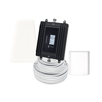 Amplificateur de signal tri-bande amélioré 2026 900 1800 2100 MHz B8 B3 B1 Gain 75 dB 1200 m² Application Tuya Europe Asie Afrique 2G 4G 5G