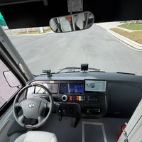 Mini-bus électrique fermé pour 19 passagers, peinture personnalisée, nouveau véhicule de tourisme à énergie renouvelable avec climatisation