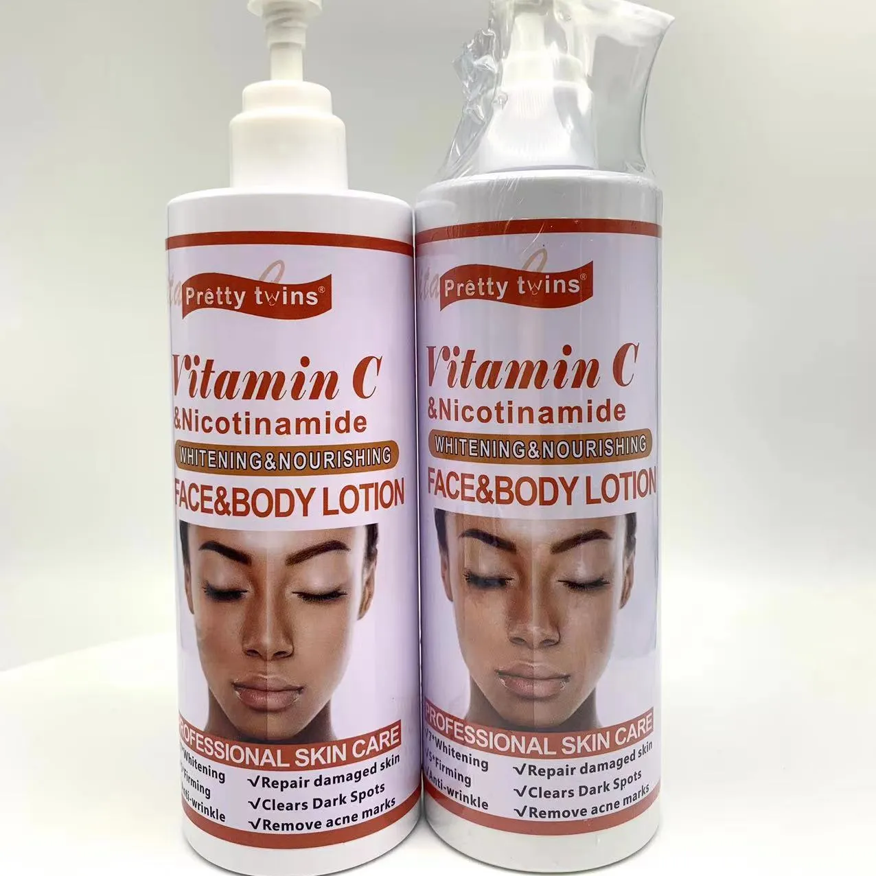 OEM Skin Body Whitening Brightening 100% Pure Essential Oil Vitamin C Lotion