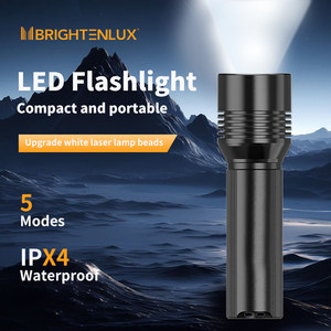 Brightenlux Wholesale Pocket Portable Zoom Metal 18650 USB Long Range High Powered Flashlight Led Torch <strong>Light</strong> Rechargeable - Product Image 2