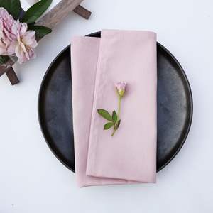 นอร์ดิกทันสมัยออกแบบเรียบง่ายร้านอาหารผ้าลินิน 100% ตารางผ้าเช็ดปากโต๊ะอาหารค่ําผ้าเช็ดปากสําหรับงานแต่งงาน - Product Image 2