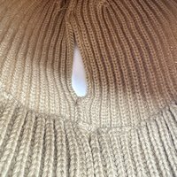 Bonnet tricoté pour queue de cheval et chignon désordonné, bonnet d'hiver pour filles, bonnets côtelés extensibles avec patch logo personnalisé, couvre-chef pour femmes