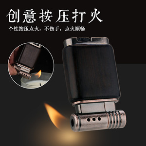 Encendedor de gas JOFI de sándalo, recargable con butano, encendedor metálico para pipa, ideal para regalos. - Product Image 4