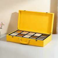 Étui de présentation d'échantillons de couleurs pour usage agricole, personnalisable, multifonctionnel, boîte de présentation haut de gamme en PU, finition écologique