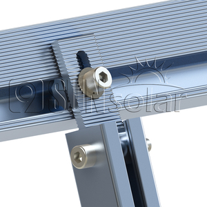 <span class=keywords><strong>Kit</strong></span> di Supporto Regolabile per Pannelli Solari con Angolo di Inclinazione 15-30° per Tetti Piani Fotovoltaici - Product Image 5