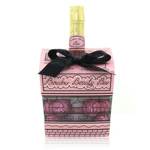 ODM/OEM personalizado al por mayor marca de champán botella de bomba de gel de ducha baño fizzer en caja de cartón - Product Image 1
