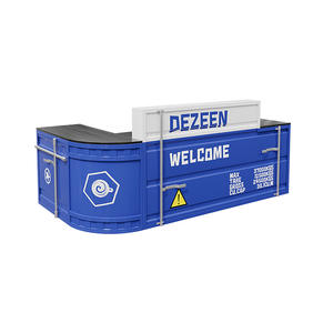 Cajero gimnasio <span class=keywords><strong>Internet</strong></span> celebridad minimalista hierro estilo Industrial Bar Retro moderno pequeño mostrador de recepción - Product Image 4