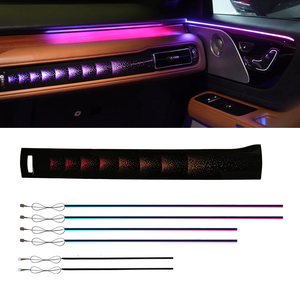 ไฟ LED ตกแต่งภายในรถยนต์แบบแม่นยำ พร้อมแถบไฟเบอร์ออปติกอะคริลิก สำหรับอัพเกรดภายในรถยนต์ Lincoln Aviator ปี 2020-2023 - Product Image 1