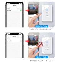 Interrupteur intelligent pour porte de garage US Alexa Google Home TUYA, contrôleur de volet roulant Wi-Fi, interrupteur tactile automatique