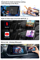 Boîte multimédia CarPlay AI prenant en charge YouTube Netflix Lecture vidéo Adaptateur Android Auto sans fil pour voitures