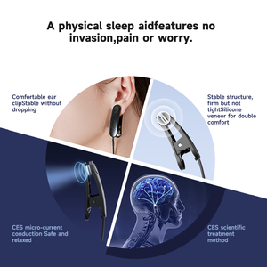 Appareil de stimulation micro-courante CES portable <span class=keywords><strong>pour</strong></span> le sommeil, à clip d'oreille, favorisant un endormissement rapide - Product Image 6