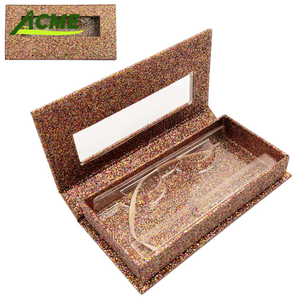 Vente en gros Étui à faux cils Marque privée Boîte d'emballage personnalisée Fenêtre rectangulaire Cosmétique Art Paper Board Gaufrage ACME - Product Image 4