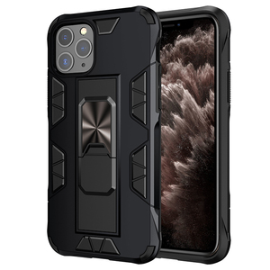 Leyi pour <span class=keywords><strong>Iphone</strong></span> <span class=keywords><strong>11</strong></span> <span class=keywords><strong>Pro</strong></span> <span class=keywords><strong>Max</strong></span> 17 Fonction de montage de voiture magnétique Hybrid Built-in Kickstand Hard Phone Case - Product Image 3