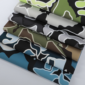 Tecido T400 100% Poliéster Pesado, Resistente a Rugas, Impermeável, com Estampa Digital Camuflada, Moda para Meninas - Product Image 1