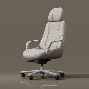 Chaises de bureau de luxe en cuir véritable, chaises de patron modernes, chaises de bureau ergonomiques, chaises de salle de conférence - Product Image 1