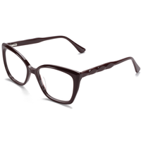 Monture de lunettes optiques Elan Optical YB8019, style œil de chat papillon européen et américain, pour femme, monture complète en acétate, vente directe usine