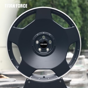 Rines Forjados TITAN FORCE 19x8.5 19x9.5 5x112 5x130 en Negro Mate para <span class=keywords><strong>Mercedes</strong></span> Benz C63S W205 W211 W213 W221 W447 <span class=keywords><strong>Maybach</strong></span> - Product Image 1
