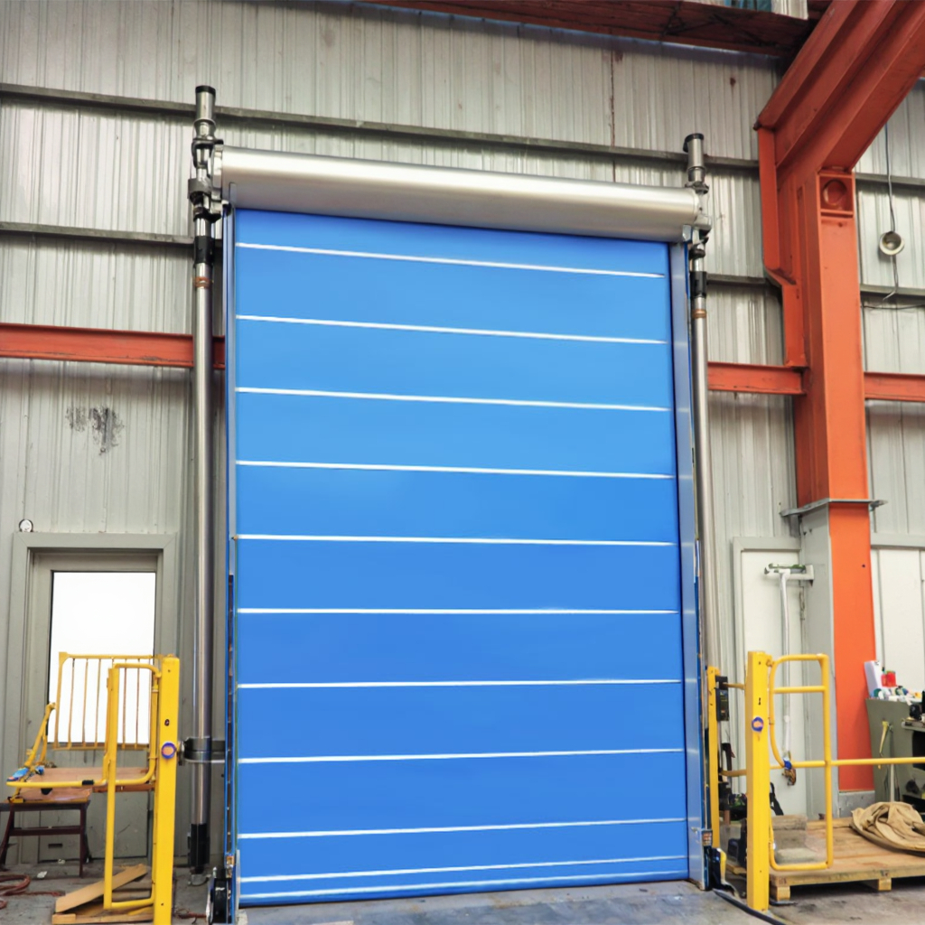 Durable and Wear-Resistant Stainless Steel Stacking Door for Workshop Logistics Channels