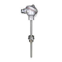 PT100 Temperature Sensor Probe With 1 2 Inch NPT Threads Terminal Head High Temperature Resistance Thermocouple RTD Sensor