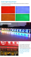 Módulo de pantalla Led de publicidad exterior de Color amarillo 320x160mm 1/4 escaneo alto brillo